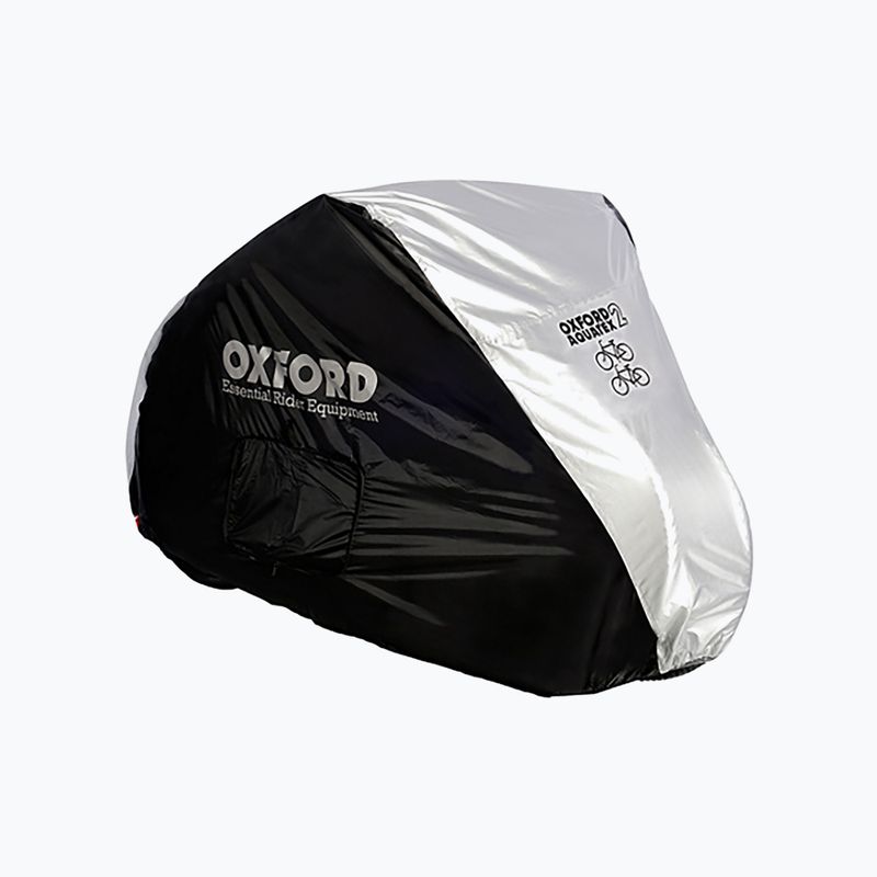 Dviračio užvalkalas OXC Aquatex 2 dviračiams black/silver
