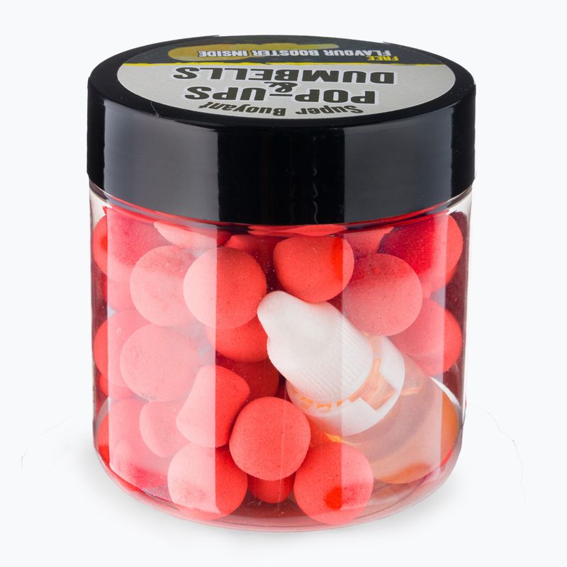 Dynamite Baits Robin Red Fluoro Pop Up 15 mm rožinės spalvos karpių plūdės rutuliukai ADY040042 2