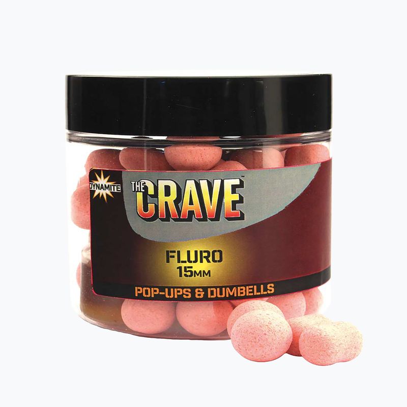 Dynamite Baits The Crave Fluoro Pop Up rožinės spalvos karpių plūdės rutuliukai ADY040916