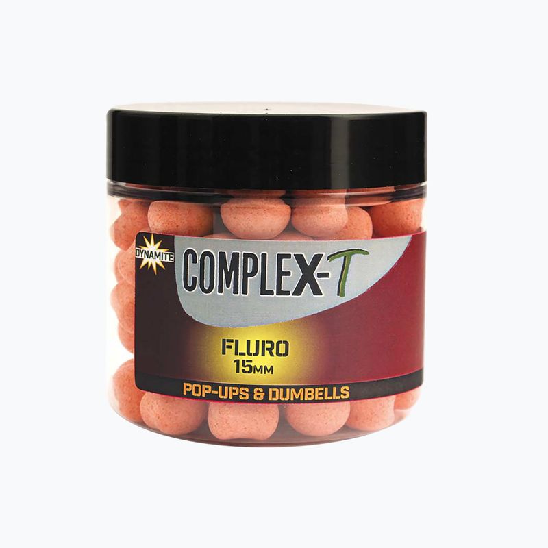 Dynamite Baits Complex-T Fluro Pop Up karpių plūdės rutuliukai smėlio spalvos ADY041097