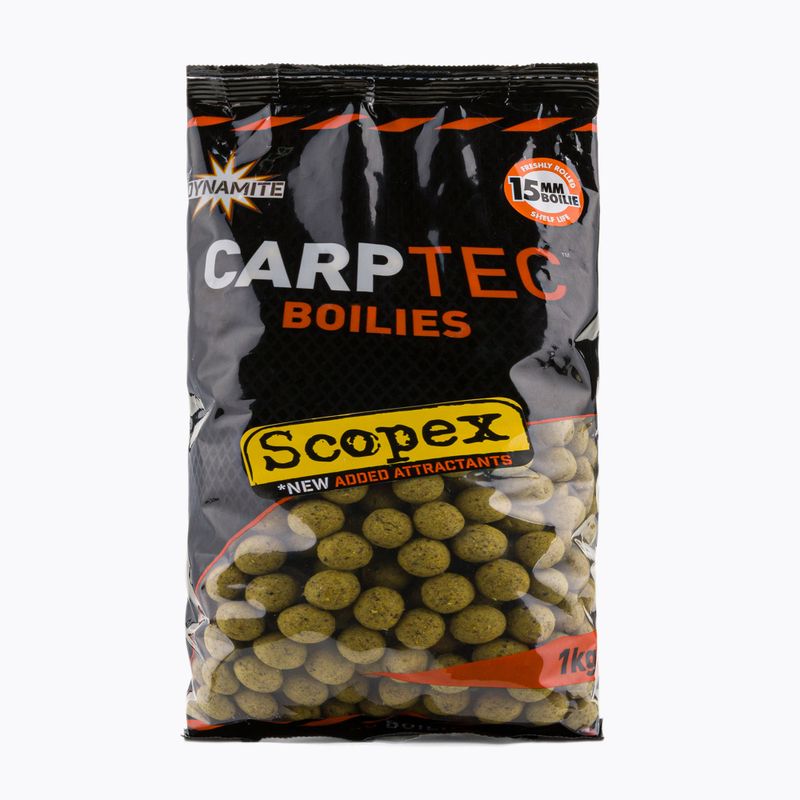 Dynamite Baits Carptec Spicy Scopex karpių granulės geltonos spalvos ADY041178