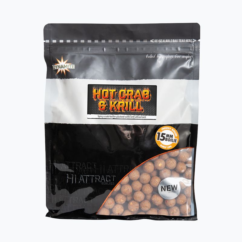 "Dynamite Baits" baltyminiai rutuliukai "Hot Crab & Krill" 1 kg
