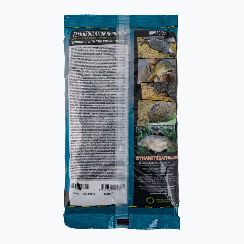 Dynamite Baits Marine Halibut method granulės 3 mm rudos spalvos 2