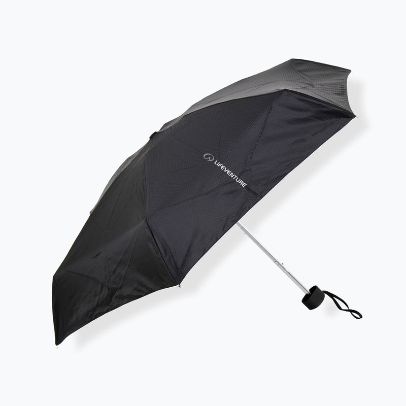 Lifeventure Trek Umbrella žygių skėtis juodas LM9460
