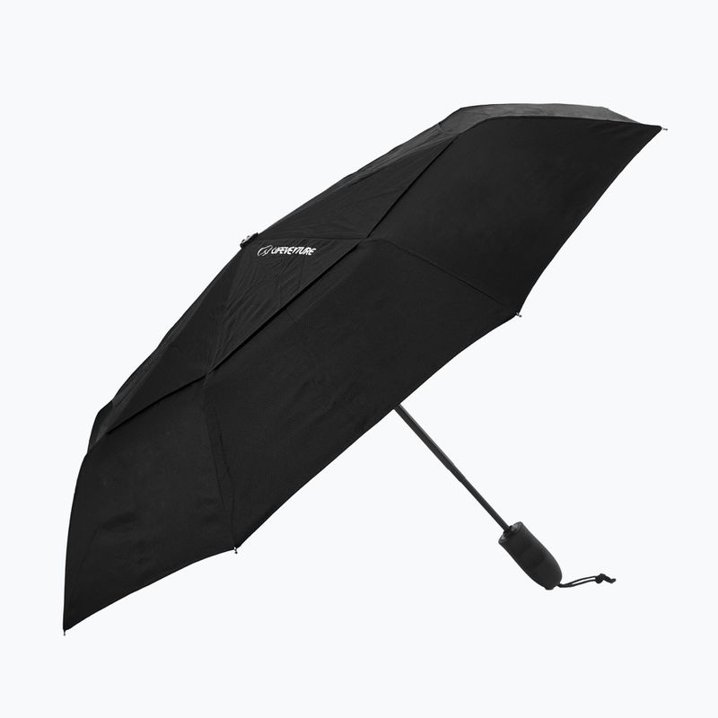 Lifeventure Trek Umbrella žygių skėtis juodas LM9490