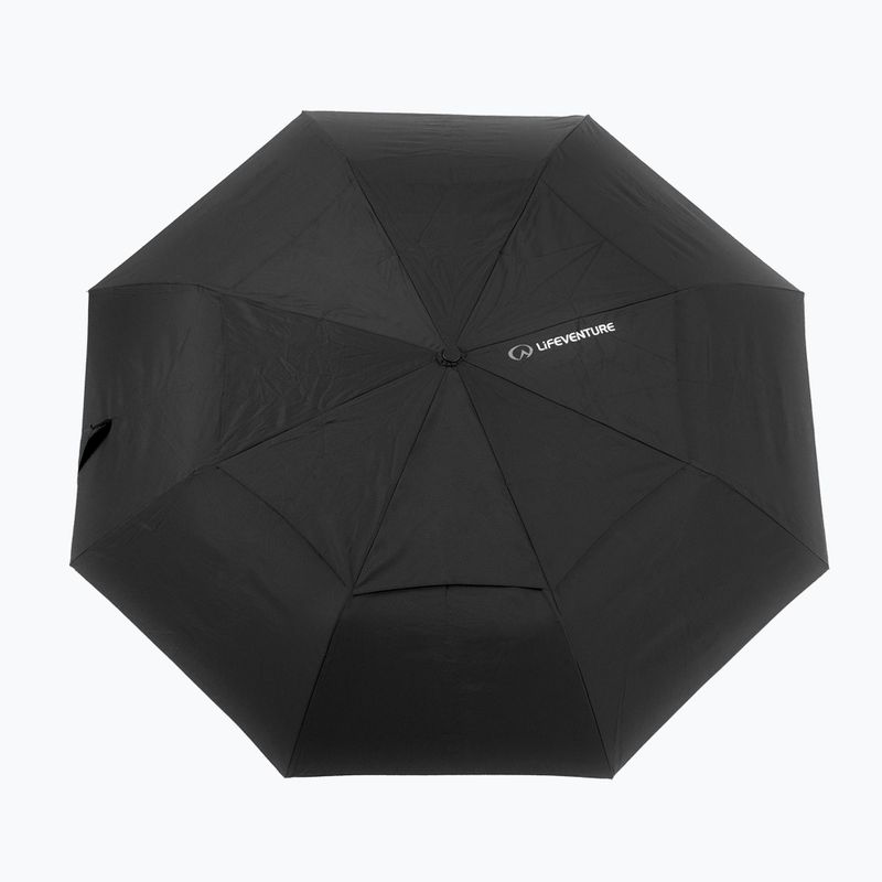 Lifeventure Trek Umbrella žygių skėtis juodas LM9490 4
