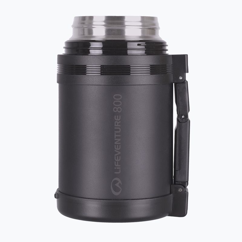 Termosas Lifeventure TiV Widemouth Vacuum Flask 800 ml dark grey 4