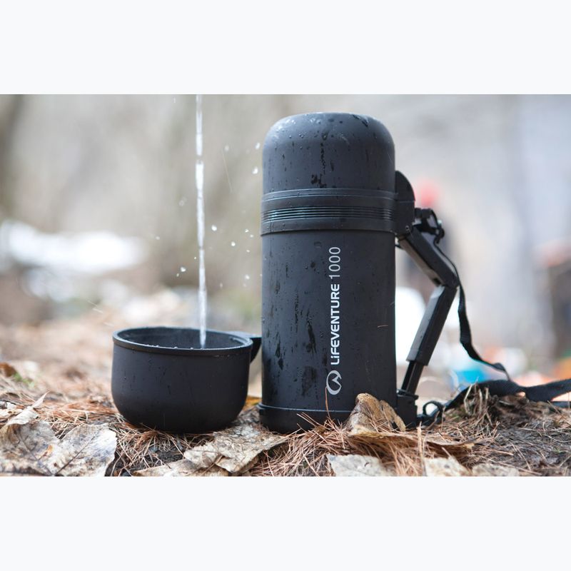 Termosas Lifeventure TiV Widemouth Vacuum Flask 1000 ml dark grey 5