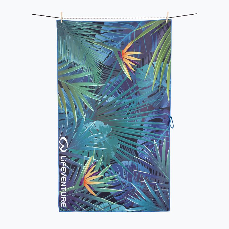 Greitai džiūstantis rankšluostis Lifeventure Recycled SoftFibre Trek tropical 2