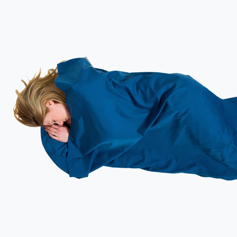 Miegmaišio įdėklas Lifeventure Polycotton Sleeping Bag Liner Rectangular blue 6