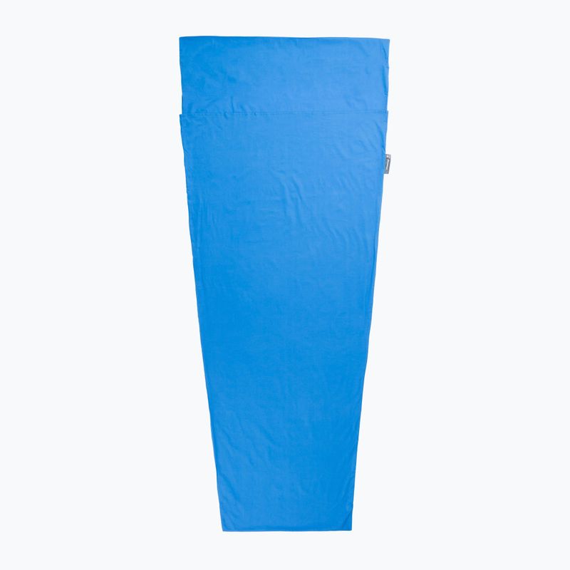 Miegmaišio įdėklas Lifeventure Cotton Sleeping Bag Liner Mummy blue