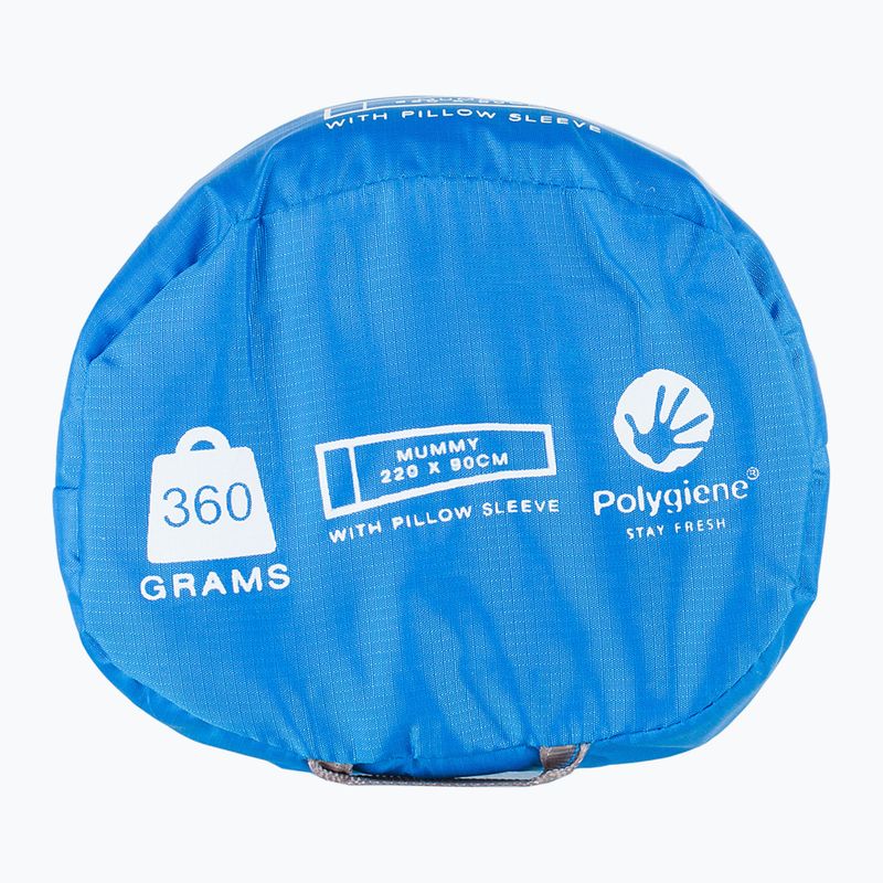 Miegmaišio įdėklas Lifeventure Cotton Sleeping Bag Liner Mummy blue 7
