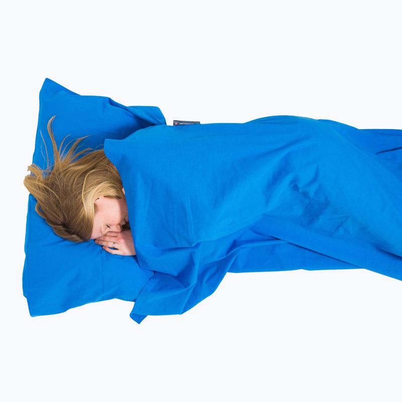 Miegmaišio įdėklas Lifeventure Cotton Sleeping Bag Liner Mummy blue 8