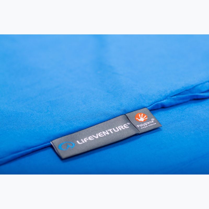 Miegmaišio įdėklas Lifeventure Cotton Sleeping Bag Liner Rectangular blue 4