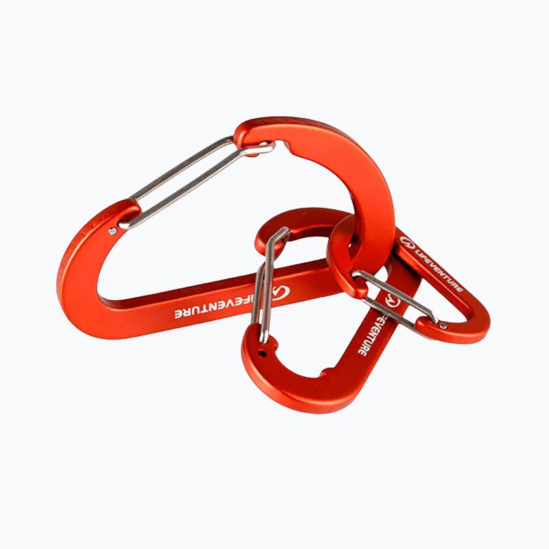 Karabinas Lifeventure Karabiners 3 Pack