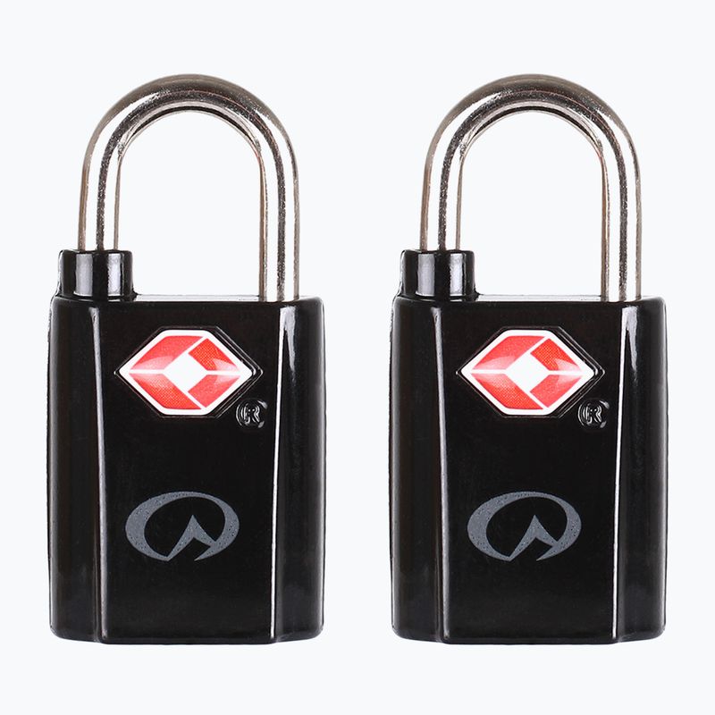 Spyna Lifeventure TSA Mini Padlocks 2 pack black