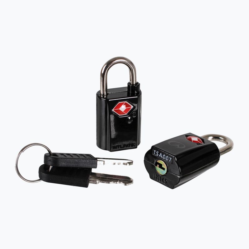 Spyna Lifeventure TSA Mini Padlocks 2 pack black 2