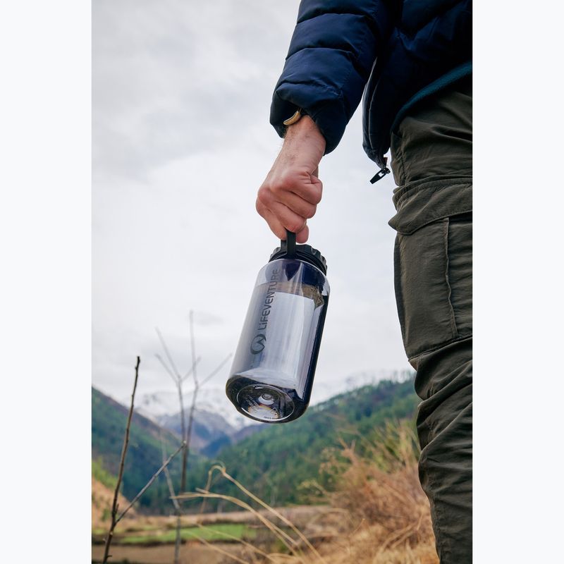 "Lifeventure Tritan Flask" 1000 ml kelioninis butelis grafitinis 2