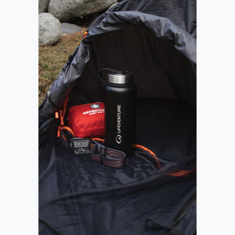 Terminis butelis Lifeventure Stainless Steel Flask 1000 ml black 7