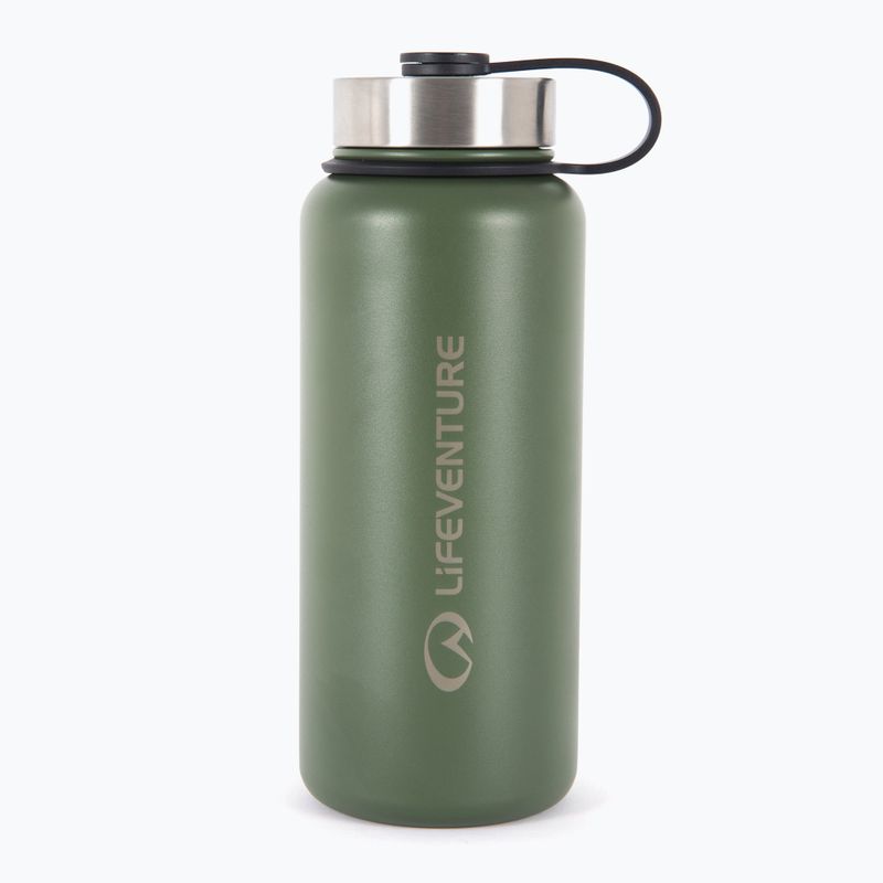 Terminis butelis Lifeventure Stainless Steel Flask 1000 ml khaki