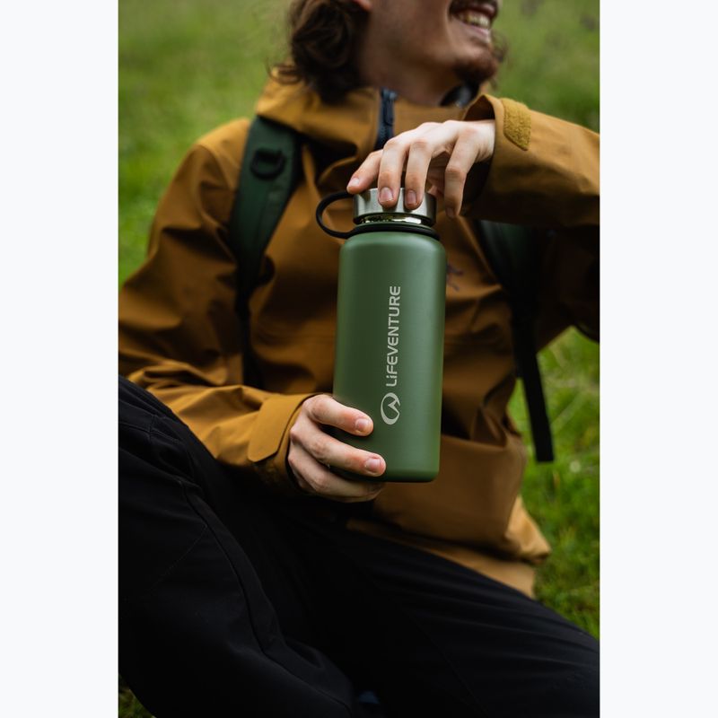 Terminis butelis Lifeventure Stainless Steel Flask 1000 ml khaki 4