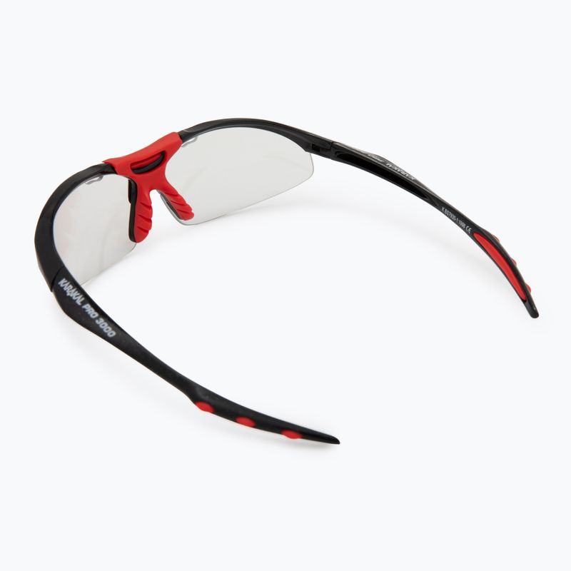 Skvošo akiniai Karakal Pro 3000 black/red 2