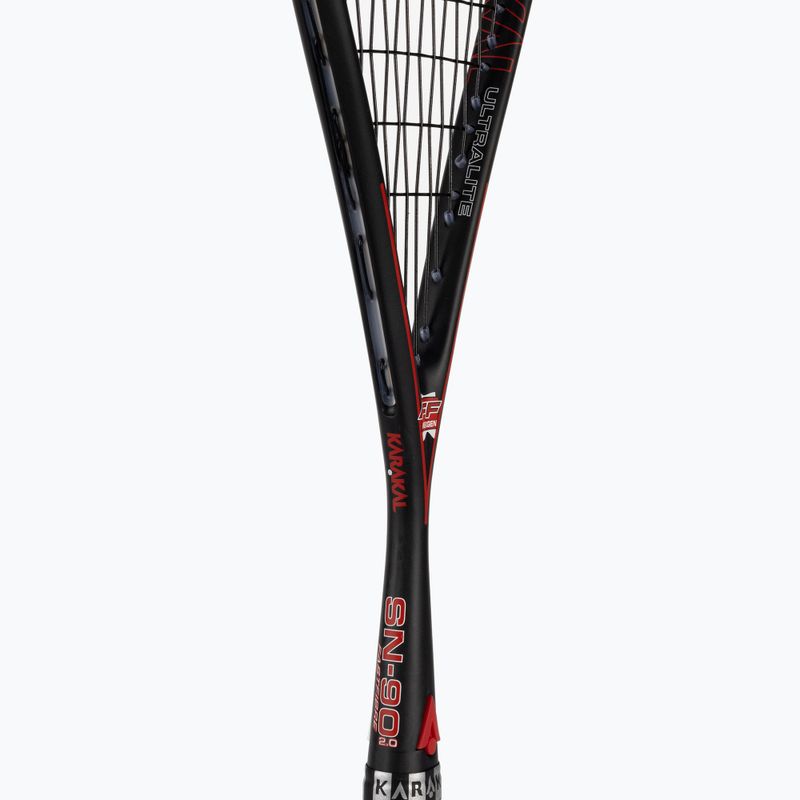 Skvošo raketė Karakal SN 90 2.0 black-red KS22003 4