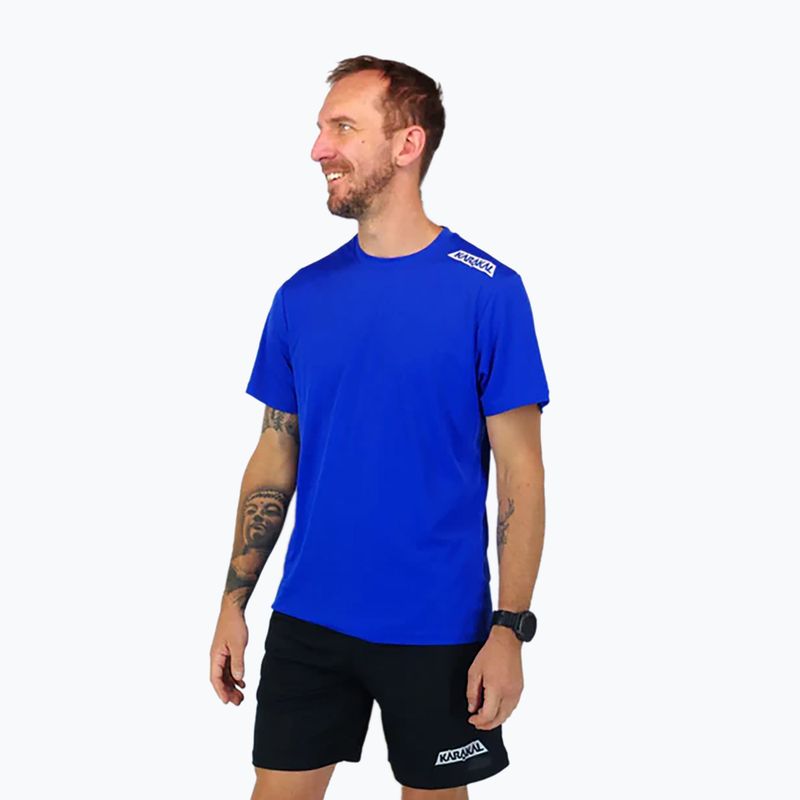 Vyriški skvošo marškinėliai Karakal Training Tee blue KC8064