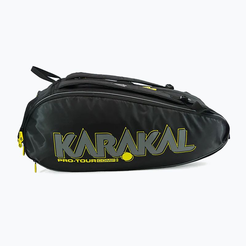 Krepšys skvošui Karakal Pro Tour Comp 2.0 black/yellow
