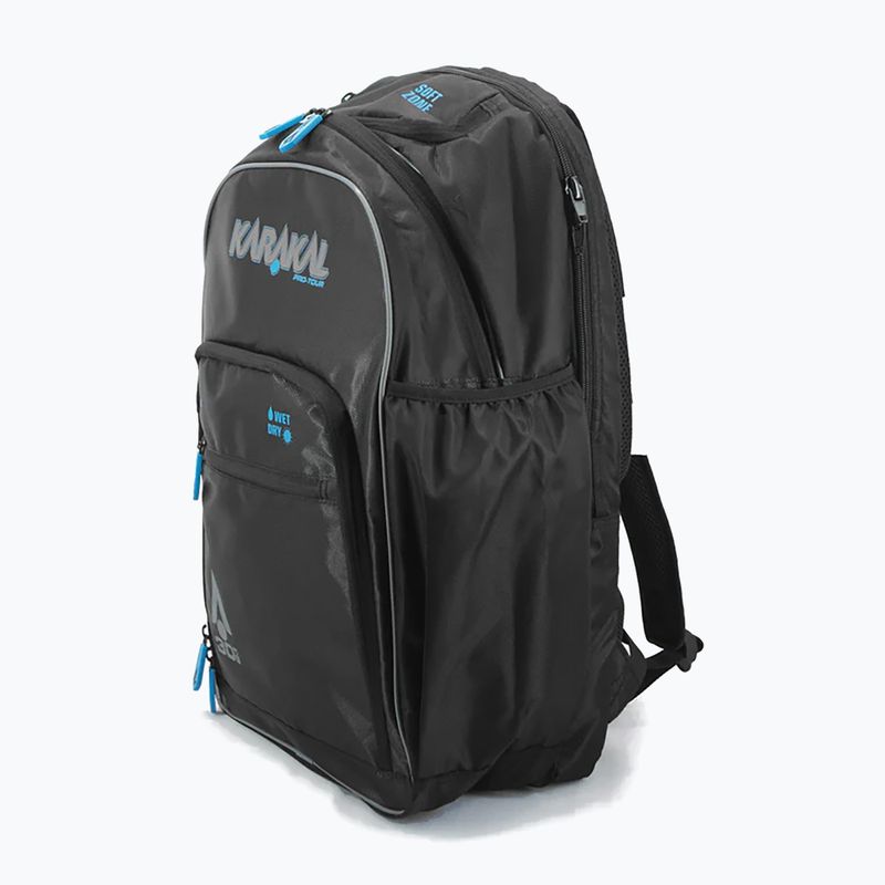 Kuprinė skvošui Karakal Pro Tour 2.1 30 l black/blue 4