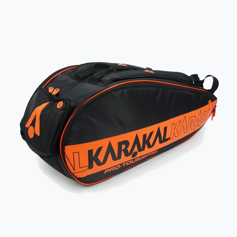 Krepšys skvošui Karakal Pro Tour Comp 2.2 9R oranžinis 2
