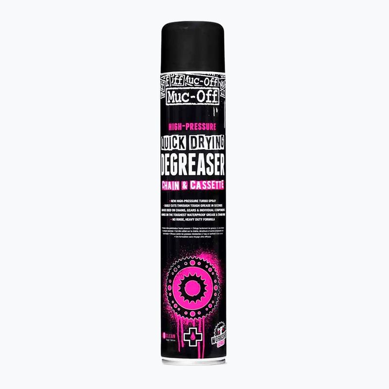 Priemonė nuo riebalų Muc-Off High Pressure Quick Drying Decreaser Chain&Cassete 750 ml