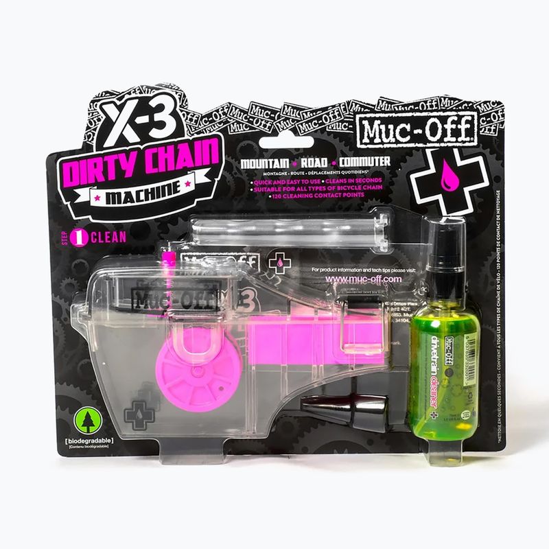 Grandinės valymo rinkinys Muc-Off X3 Chain Cleaning Device Kit
