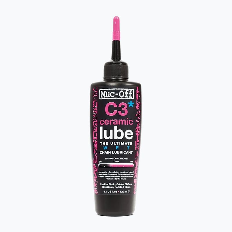 Grandinės tepalas Muc-Off C3 Wet Ceramic Lube 120 ml