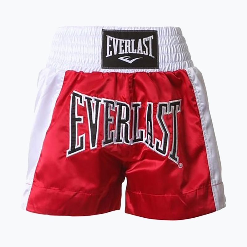 Vyriški Everlast Muay Thai treniruočių šortai raudoni EMT6