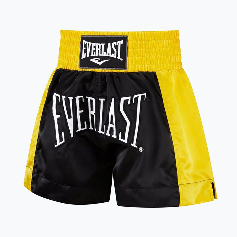 Vyriški Everlast Muay Thai treniruočių šortai auksiniai EMT7