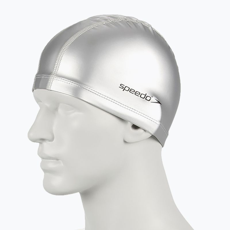 Speedo Pace sidabrinė plaukimo kepuraitė 8-720641731 3