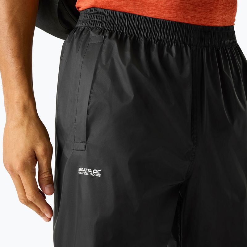 Vyriškos kelnės su membrana REGATTA Pack It Overtrousers black 5