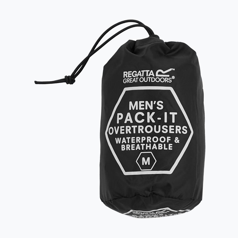 Vyriškos kelnės su membrana REGATTA Pack It Overtrousers black 10