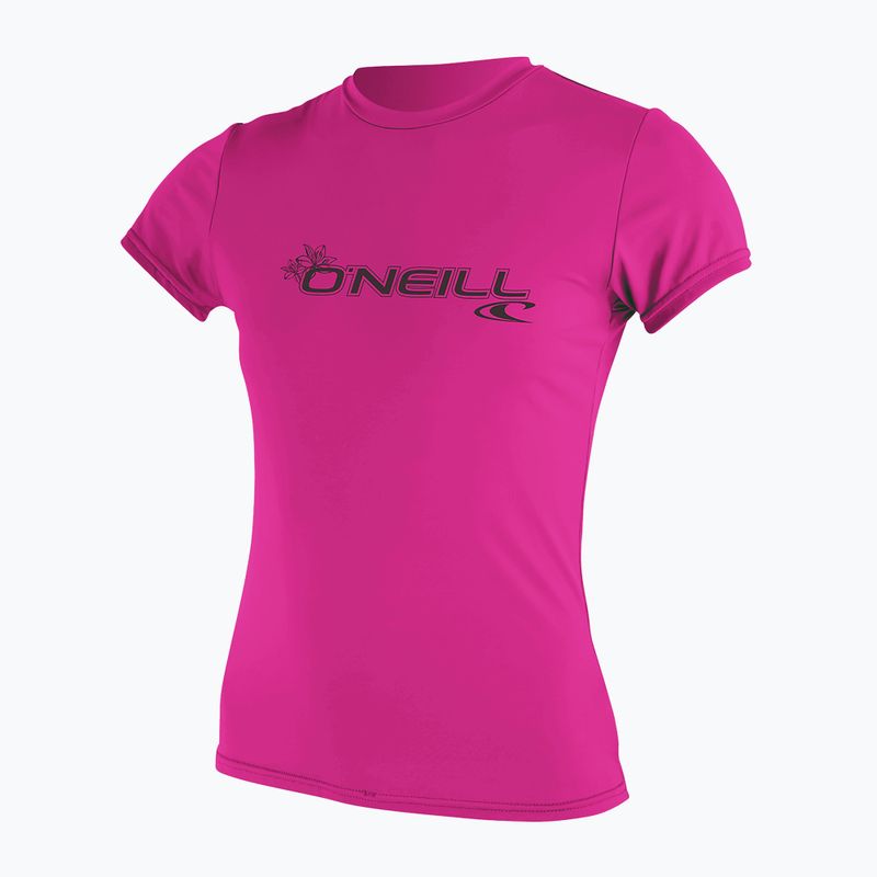 Moteriški plaukimo marškinėliai O'Neill Basic Skins Sun Shirt fox pink