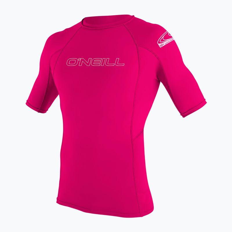 Vaikiški plaukimo marškinėliai O'Neill Basic Skins Rash Guard watermelon