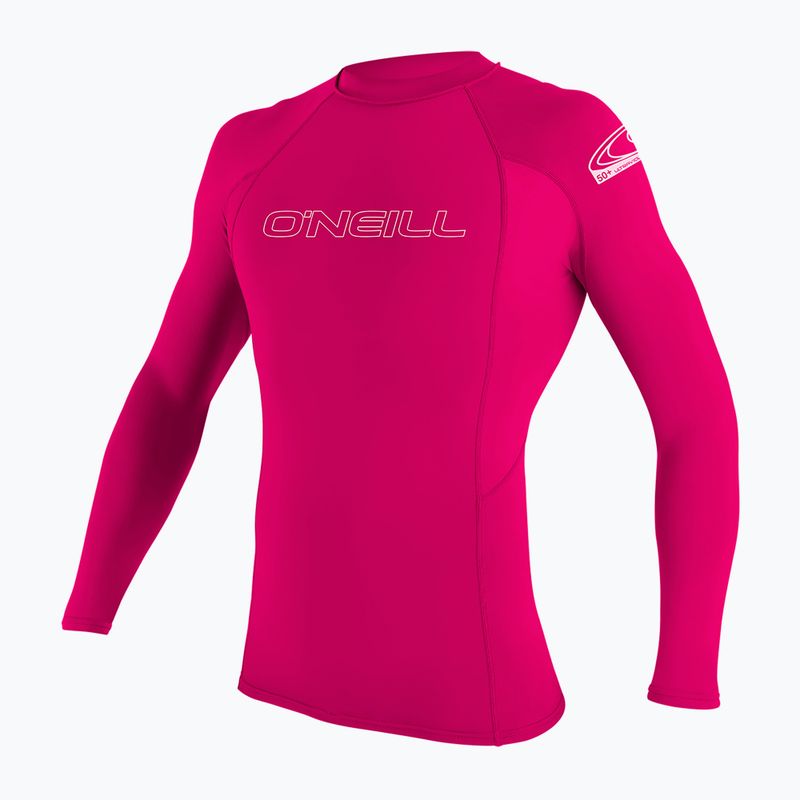 Vaikiški plaukimo marškinėliai ilgomis rankovėmis O'Neill Basic Skins LS Rash Guard watermelon