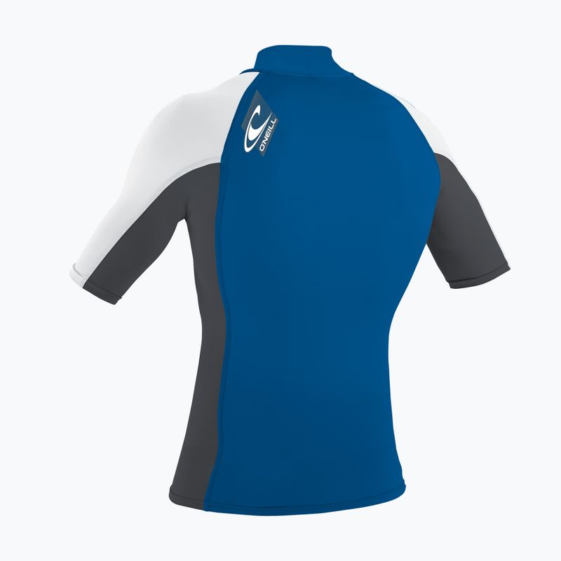 Vyriški maudymosi marškinėliai  O'Neill Premium Skins Turtleneck Rash Guard deep sea/graphite/white 2