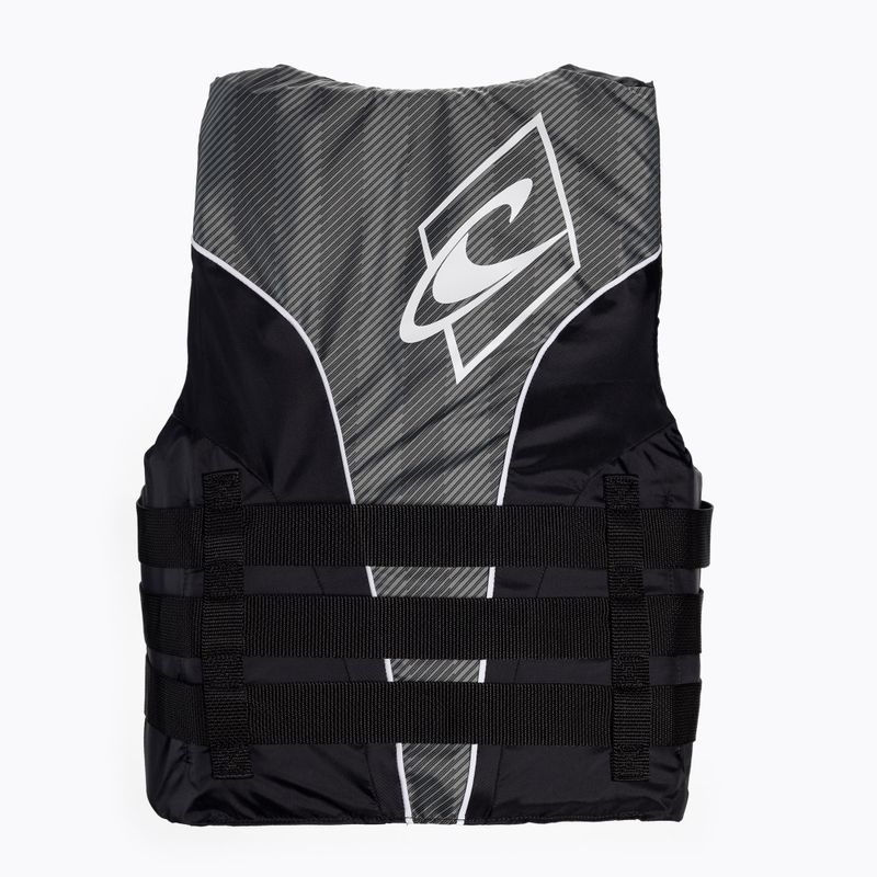 Apsauginė liemenė O'Neill Superlite 50N ISO Vest black/black/smoke white 2