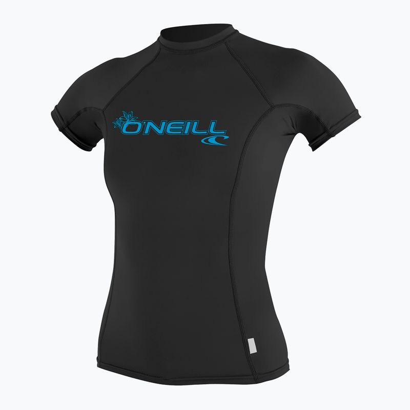 Moteriški maudymosi marškinėliai O'Neill Basic Skins Rash Guard black 3548
