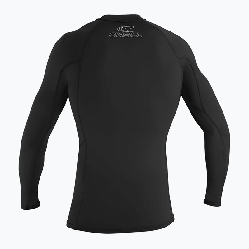 Vyriški maudymosi marškinėliai O'Neill Basic Skins Rash Guard black 3342 2