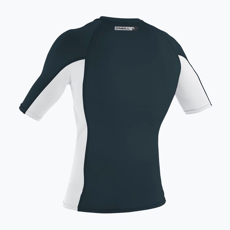 Vyriški maudymosi marškinėliai  O'Neill Premium Skins Rash Guard slate/white/slate 2