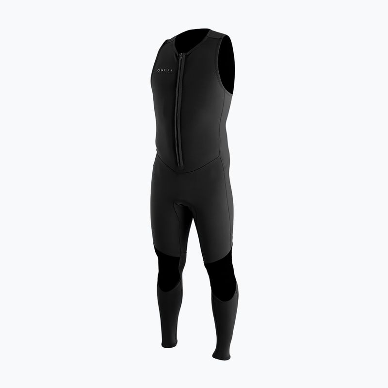 Vyriškas plaukimo hidrokostiumas O'Neill Reactor-2 1,5 mm Front Zip Sleeveless Full black/black