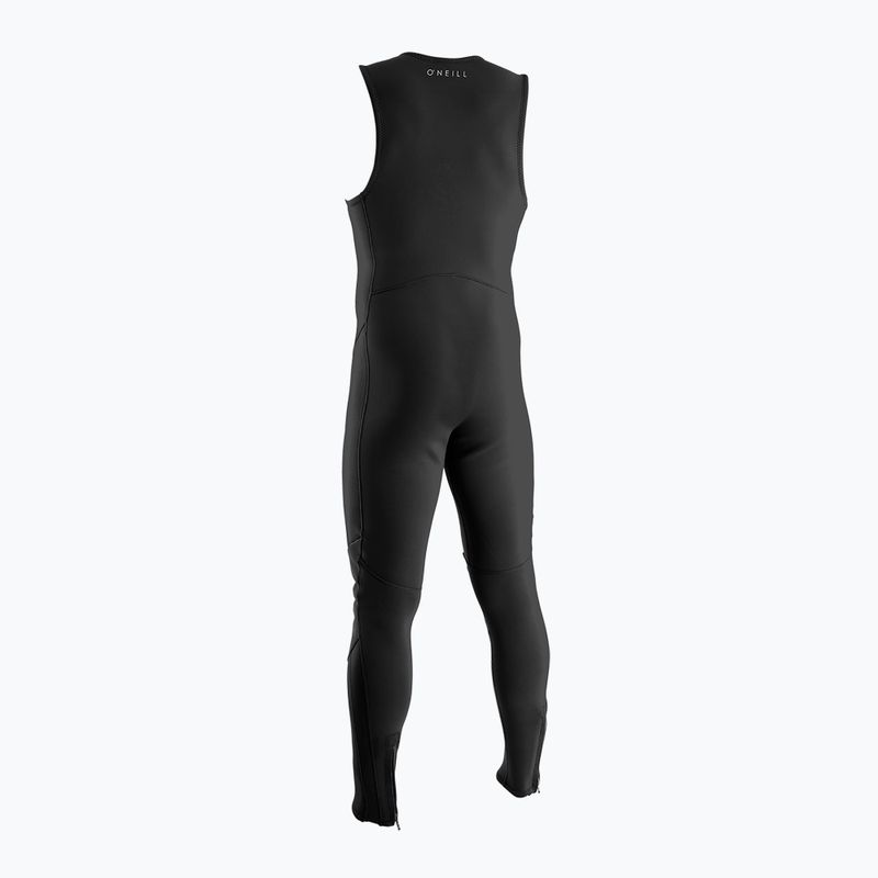 Vyriškas plaukimo hidrokostiumas O'Neill Reactor-2 1,5 mm Front Zip Sleeveless Full black/black 2