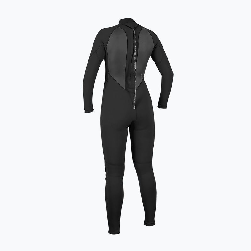 Moteriškas plaukimo hidrokostiumas O'Neill Reactor-2 5/3 mm Back Zip Full black 2